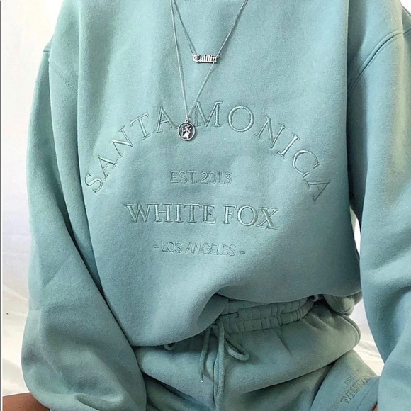 White Fox Boutique Tops - White fox boutique best of both oversized sweatshirt in color sage